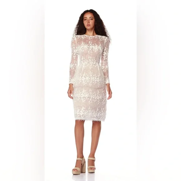 Bronx and Banco | Dresses | Nwt Bronx And Banco Macey Blanc Midi Dress Xs  White | Poshmark